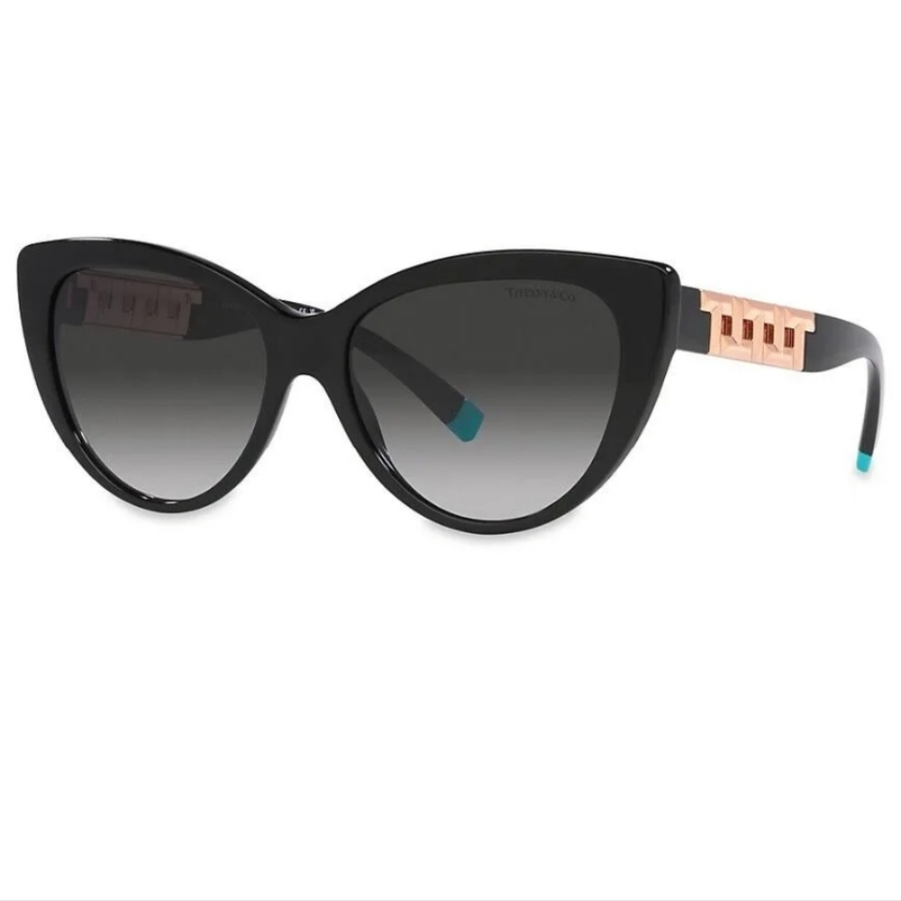 Tiffany & Company TF4196 Sunglasses Logo Cateye Metal Luxury Designer #57